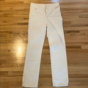 CASASOLA HIGH WAIST RISE WHITE JEANS 36